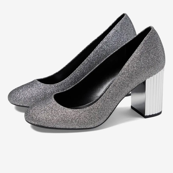 Michael Kors Porter Flex Pump Glitter Chain Mesh in size 7.5 - Picture 11 of 13